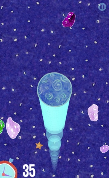长大的彗星
