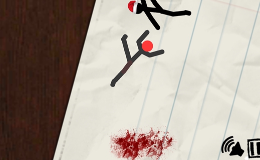 火柴人纸上打斗