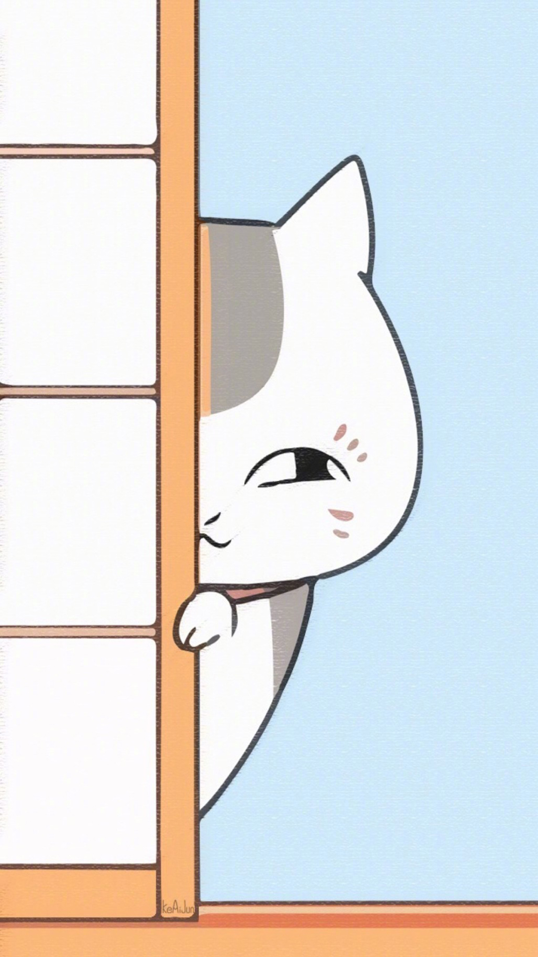 夏目友人帐猫老师高清手机壁纸