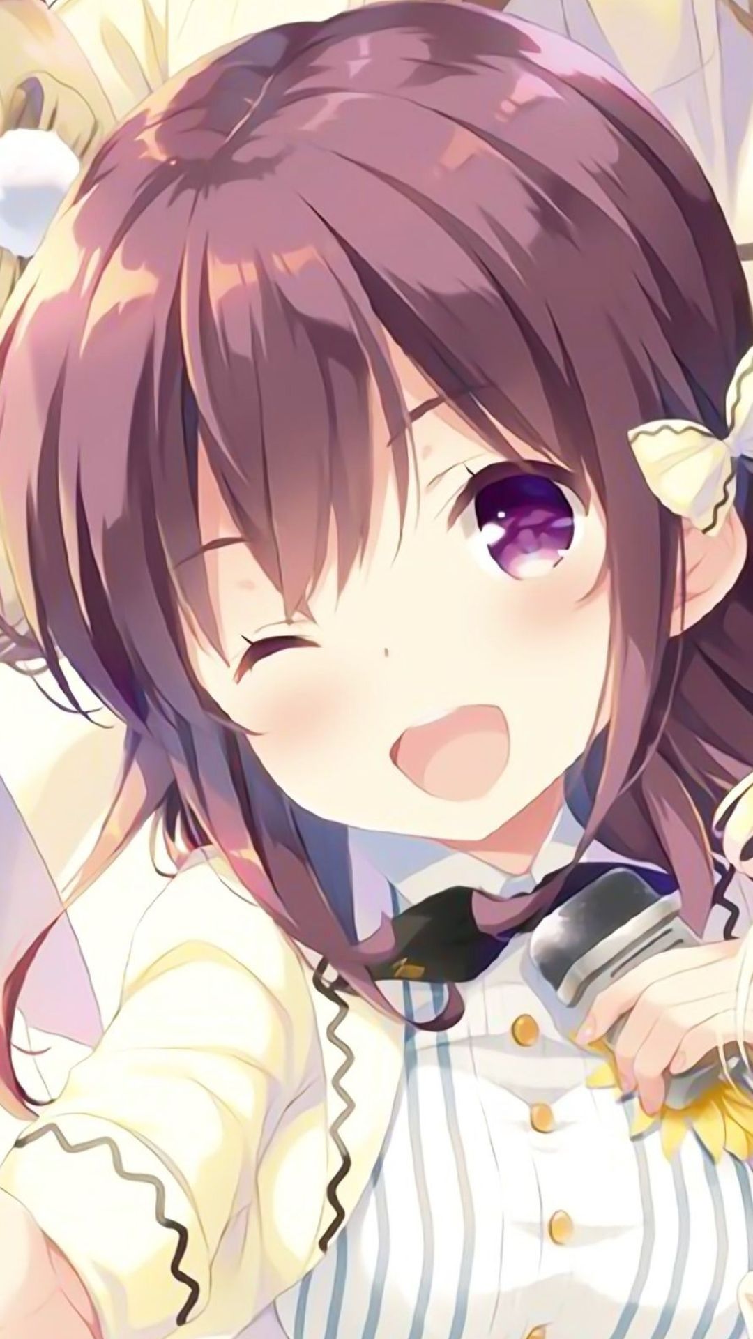 少女编号手机壁纸图片
