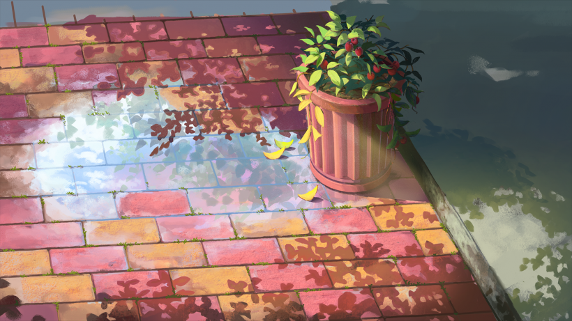 《二次元》动漫插画场景