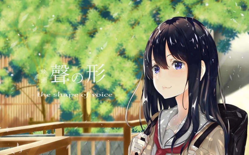 《声之形》动漫美女手机壁纸