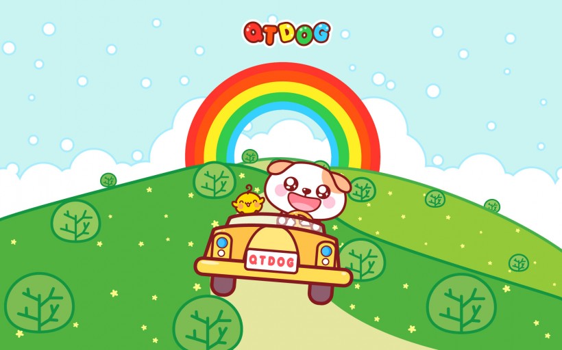 小可爱秋田君卡通手机壁纸