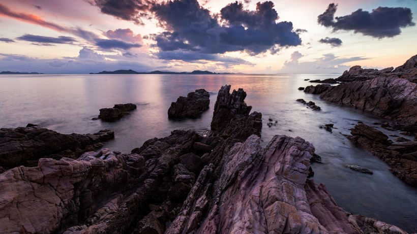魅力的海岸自然风景手机壁纸