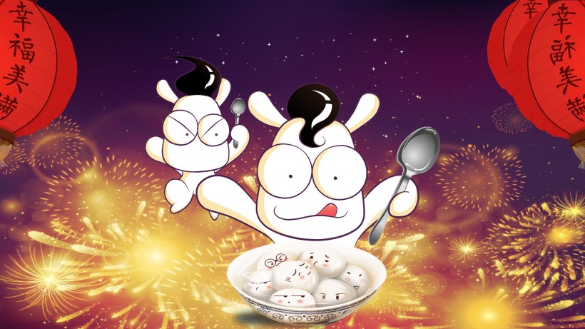 可爱卡通鬼马咚咚手机壁纸