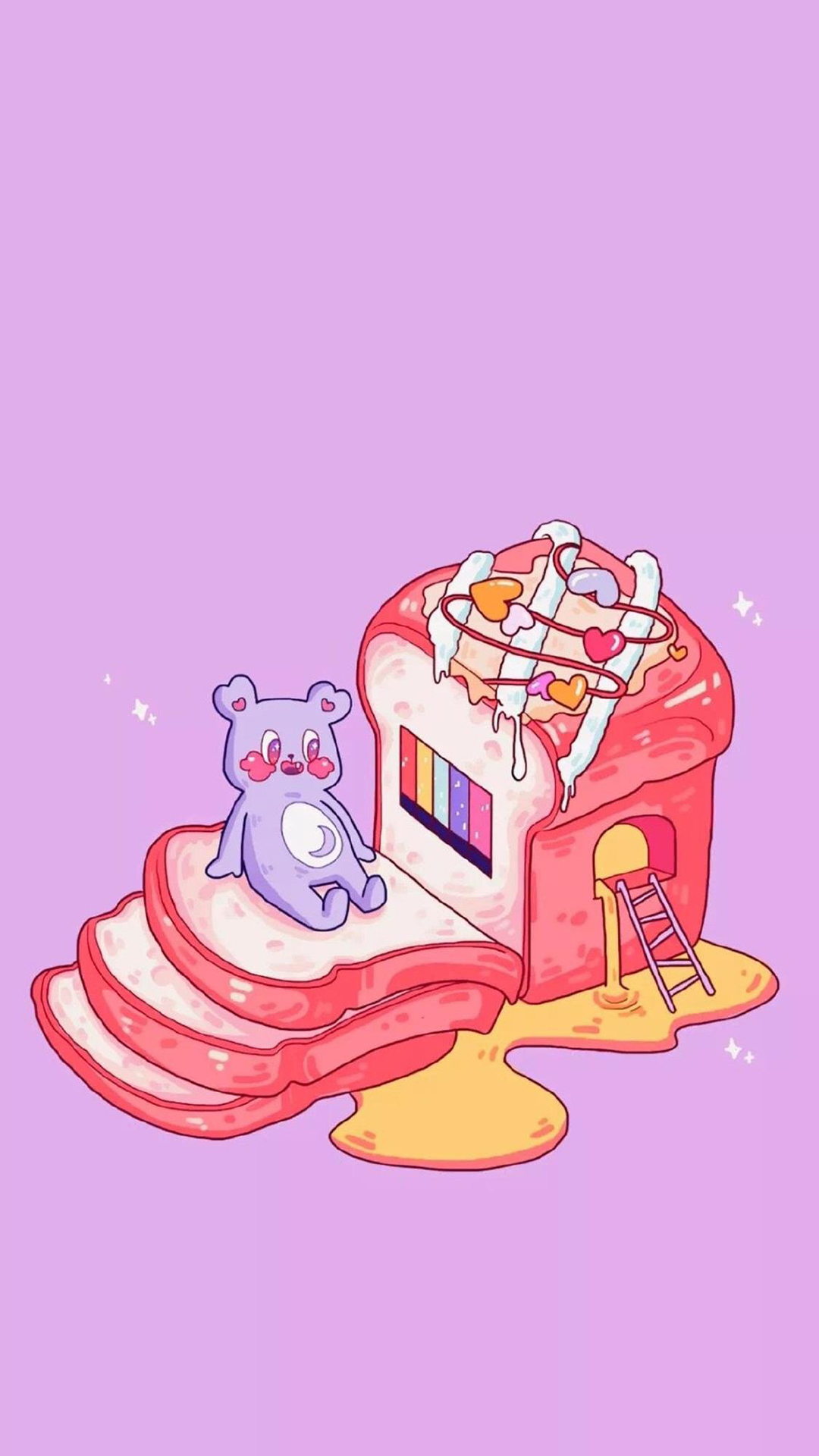 少女系粉色手机壁纸