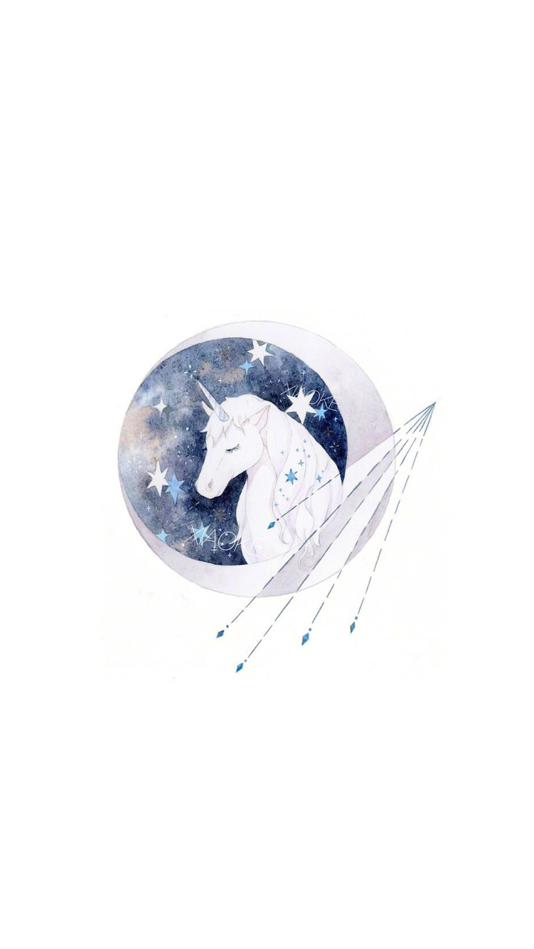可爱小清新卡通插画高清手机壁纸