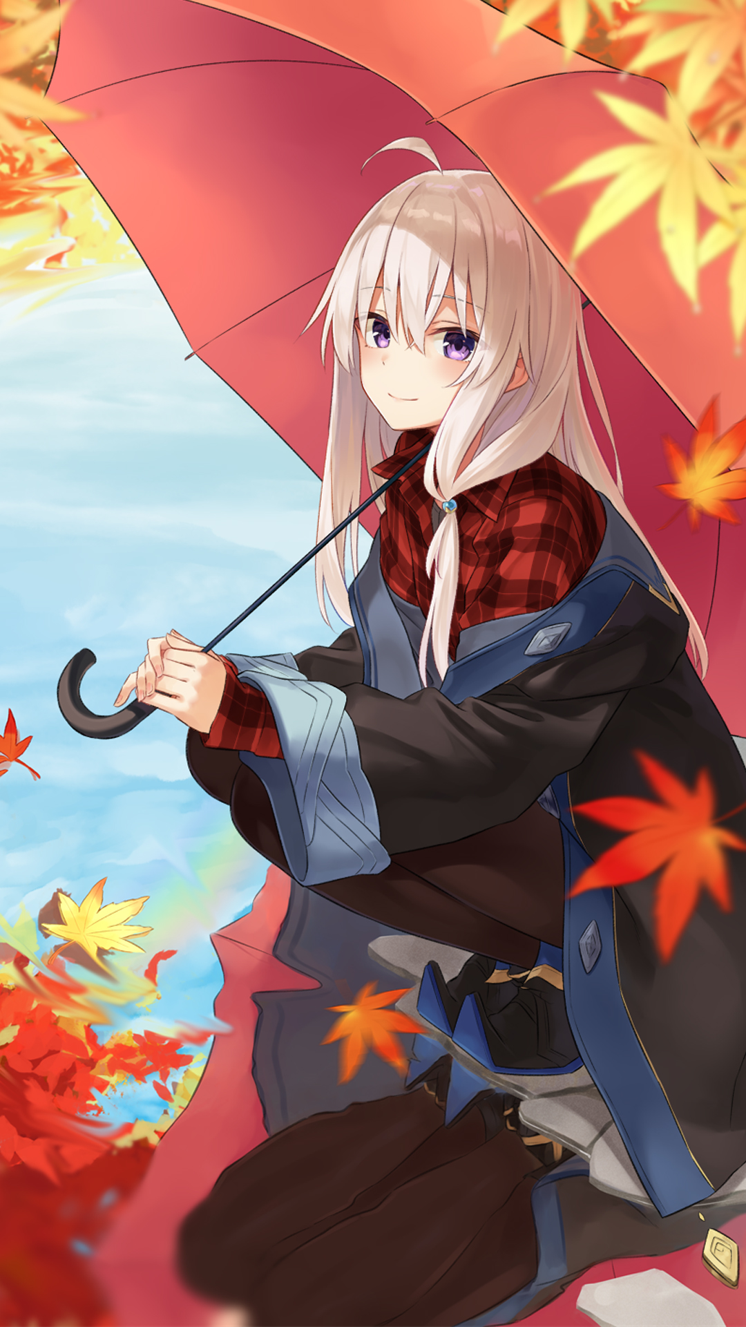 清新二次元美女手机壁纸
