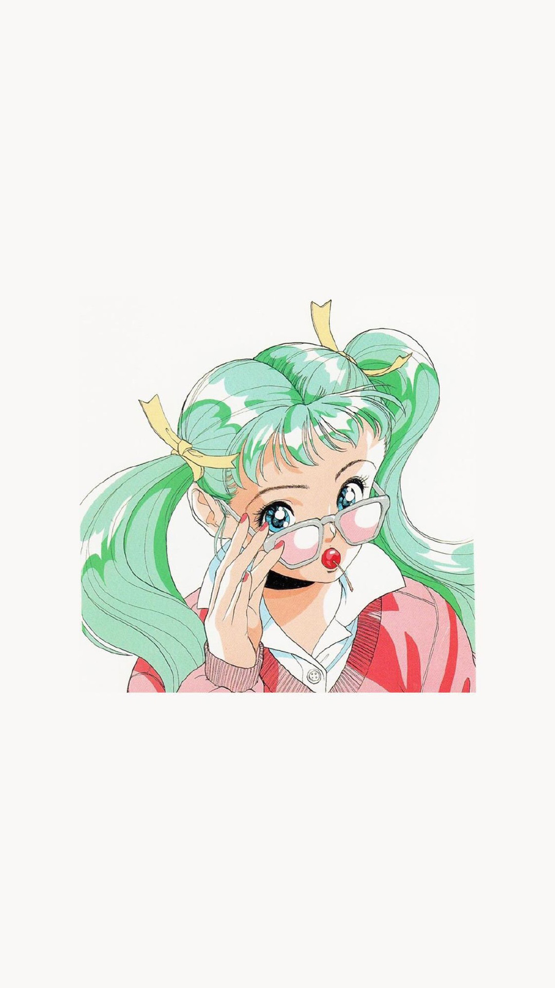 卡通美少女插画图片手机壁纸