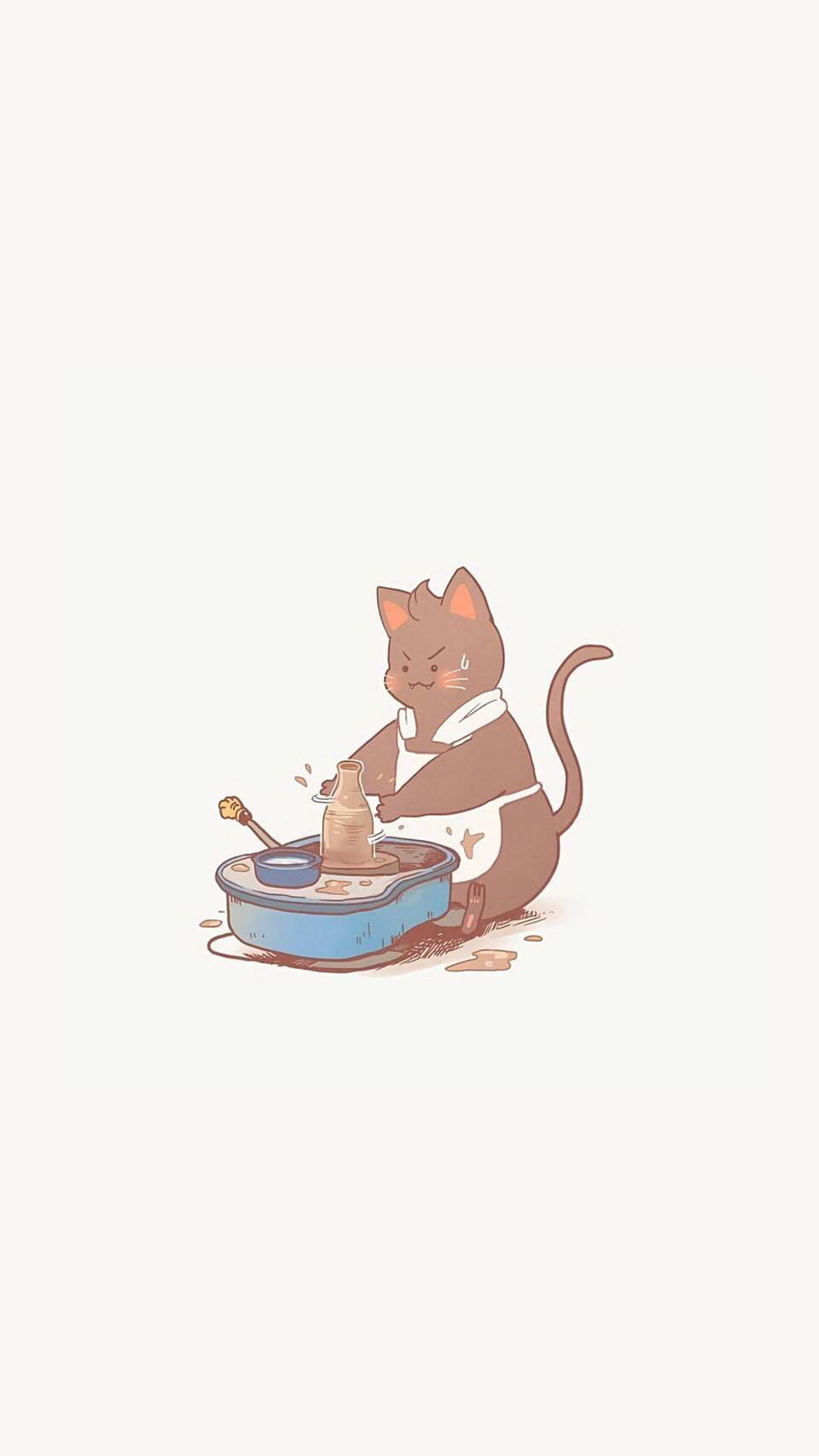 可爱插画高清手机壁纸
