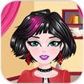 朋克女孩做美容：Emo Girl Facial Makeover