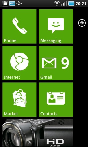 WP7模仿桌面(Launcher 7)