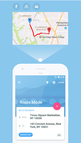 伪装GPS地点:Fake GPS Location