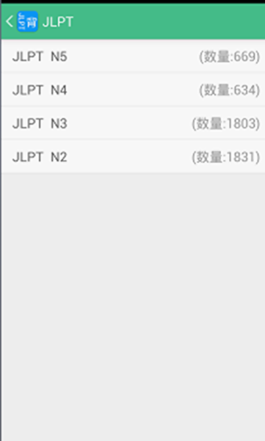 JLPT背单词