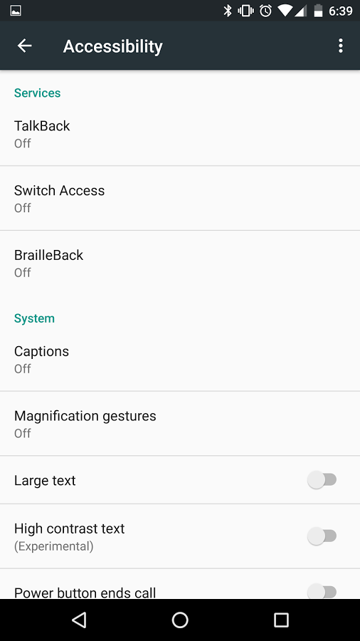 Google话语提示:Google Talkback