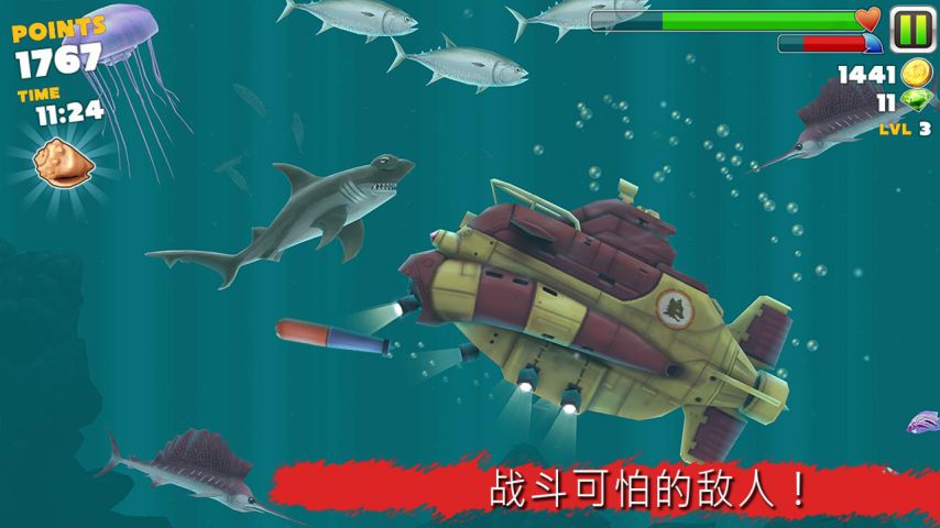 饥饿的鲨鱼进化