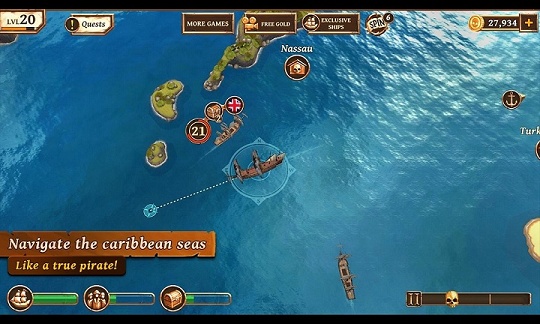 海盗战斗时代的船只无限货币版